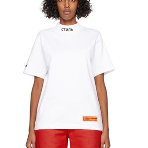 Heron Preston White Logo T-Shirt